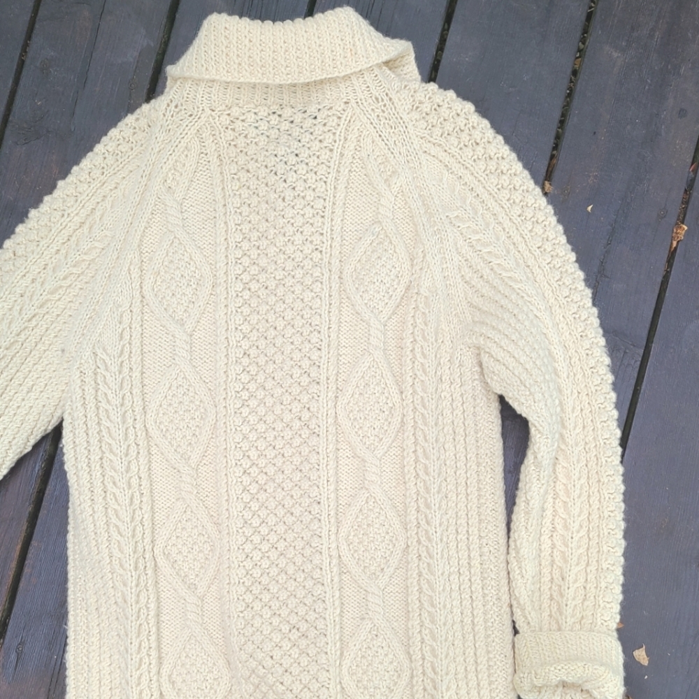 Vintage Aran Knit Cardigan - Picture 8 of 8